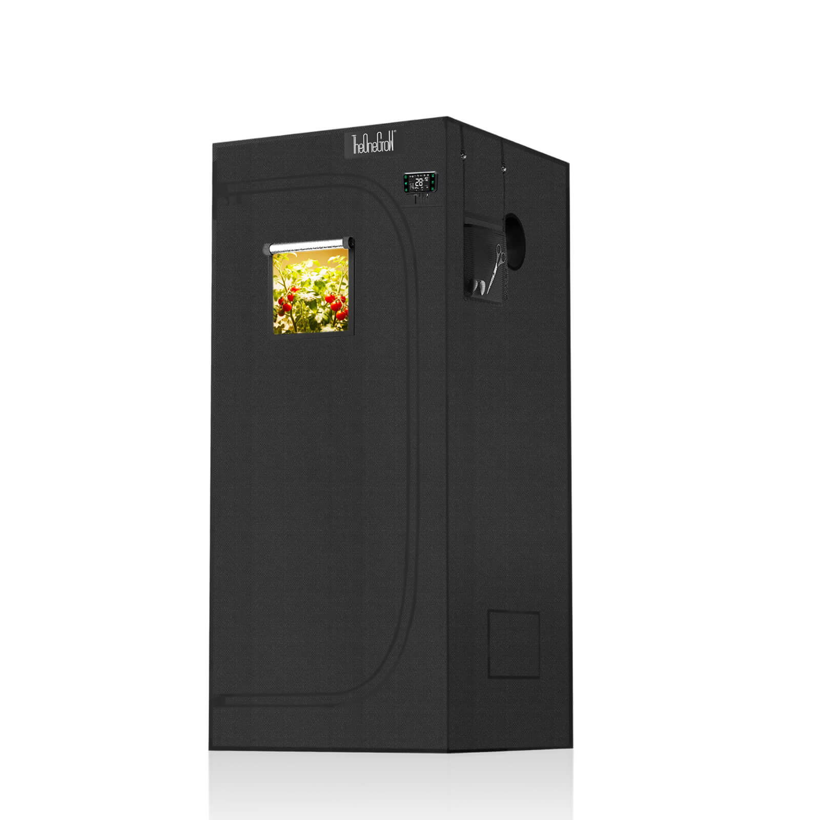 3x3x5 grow tent 3x3 Grow Tent 36"x36"x70" Reflective 600D Mylar with Observation Window |theonegrow – TheOneGrow