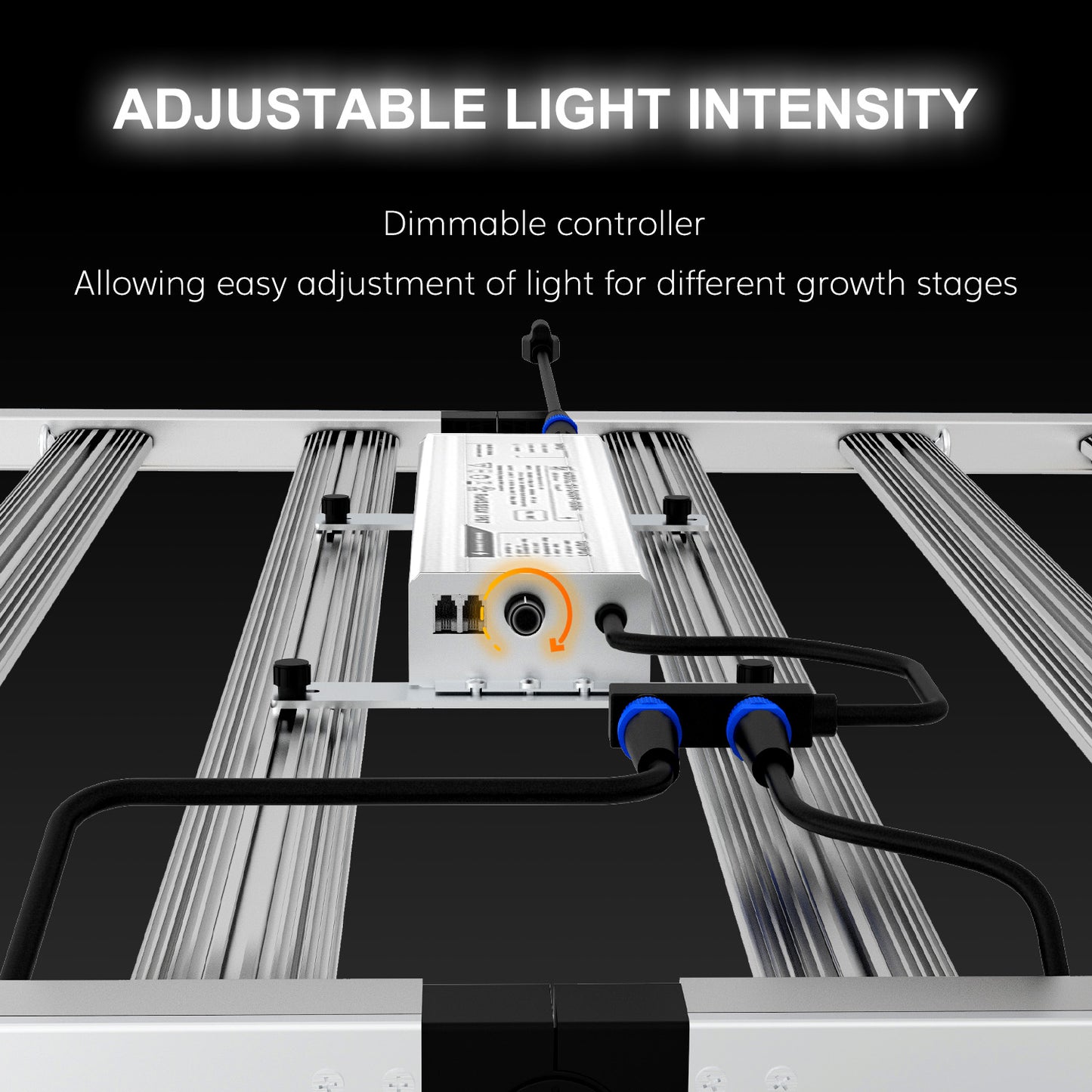 TheOneGrow OC 800 Foldable Full Spectrum LED Grow Light for 4x4 & 5x5 Tent, High PPFD 2.9μmol/J, 6030 Aluminum Panel for Indoor Plants – Professional & Home Growers