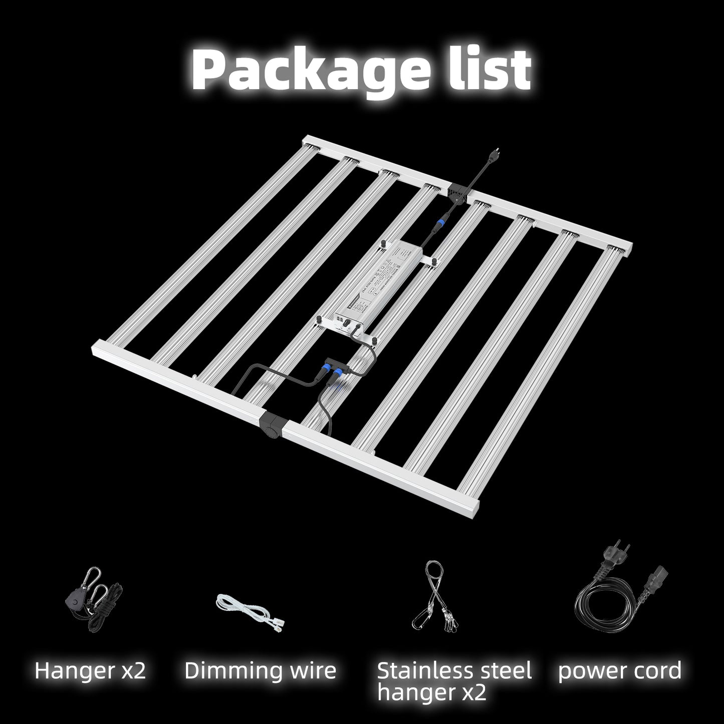 10% OFF! OC 800 Foldable Full Spectrum LED Grow Light for 4x4 & 5x5 Tent, High PPFD