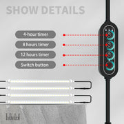 T8 LED Grow Light Tubes – 2-Pack