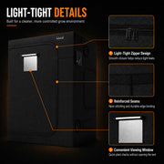 5x5 Grow Tent Kit with Ventilation System