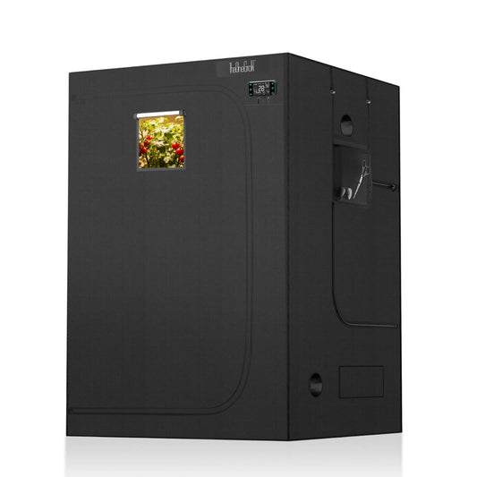 4'x4' Grow Tent, Oxford 600D Fabric, Reflective Aluminum Film, Strong and Durable, Ideal for Indoor Growing and Hydroponics