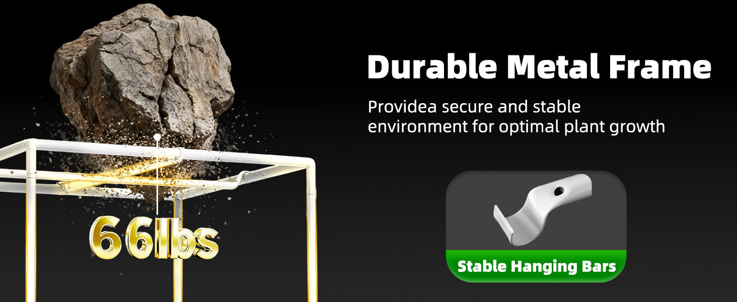 Durable grow tent, 5x5, theonegrow