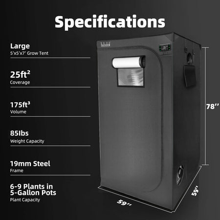 grow tent builder 5x5 Grow Tent Kit