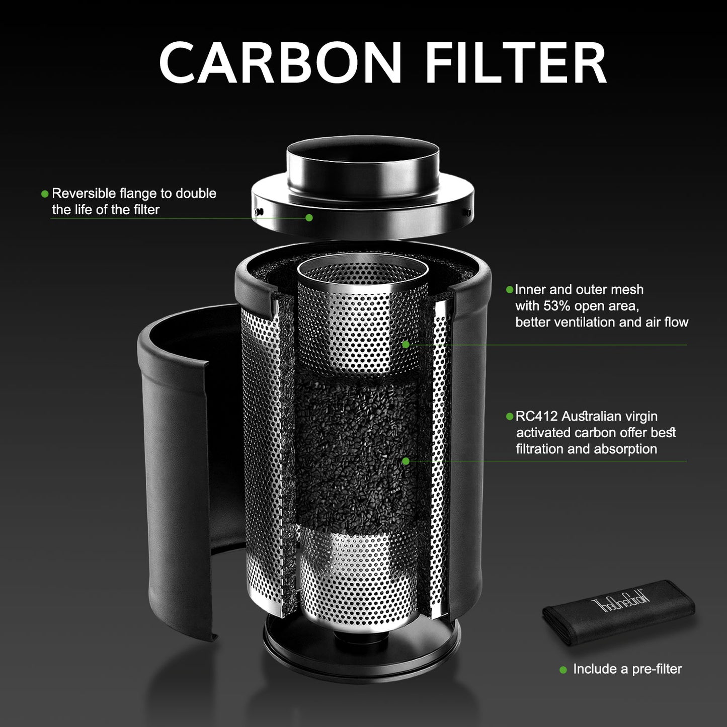 3x3 Grow Tent Kit with Ventilation System