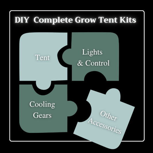 DIY Your Own Complete Grow Tent Kits！