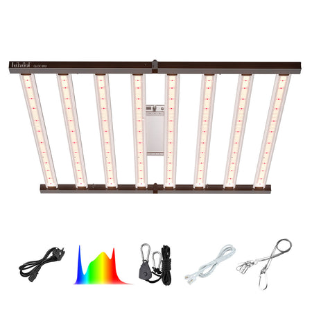 OC 800 Foldable Full Spectrum LED Grow Light for 4x4 & 5x5 Tent