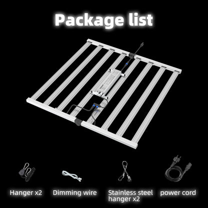 10% OFF！ OC 800 Foldable Full Spectrum LED Grow Light for 4x4 & 5x5 Tent, High PPFD