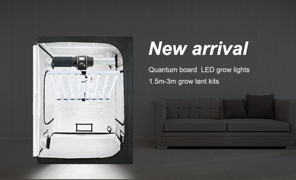 5'x5' Grow Tent, Oxford 600D Fabric, Reflective Aluminum Film, Strong and Durable, Ideal for Indoor Growing and Hydroponics