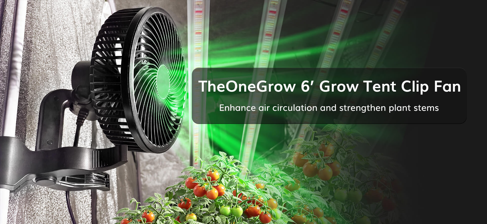 fans in grow tent Grow Tent Fans| TheOneGrow 6" Clip Fan for Grow Tents