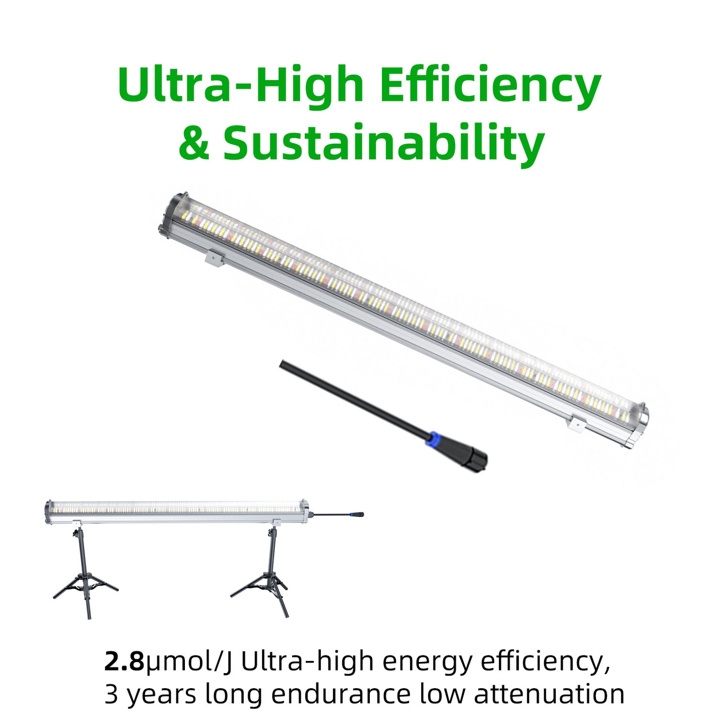 [Bulk Order] TheOneGrow Under Canopy Light – 120W IP65 Waterproof LED Grow Light for high-density grow